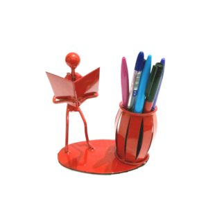 Desk Organizer Bookman Pen Pencil Holder-Metal